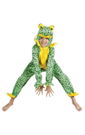Kids Spotty Frog Costume