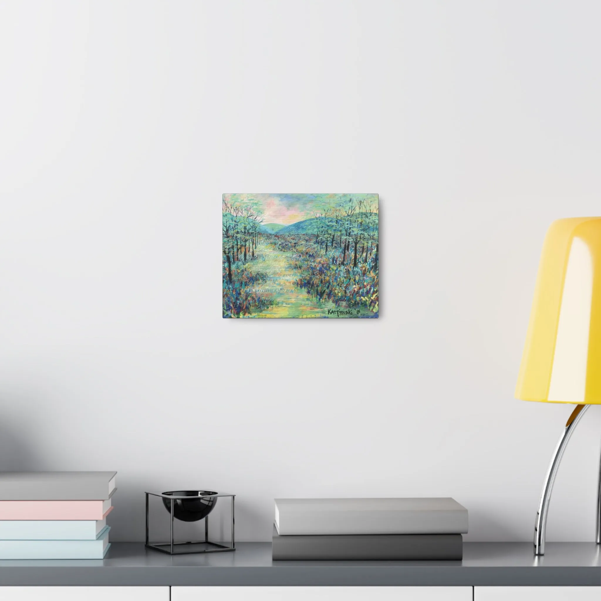 Landscape Art North Carolina Canvas Art - Valle Crucis by Leslie Karpinski