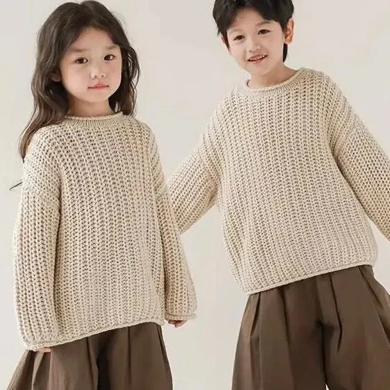 Lemn Oversized Chunky Knit Jumper (Cream)
