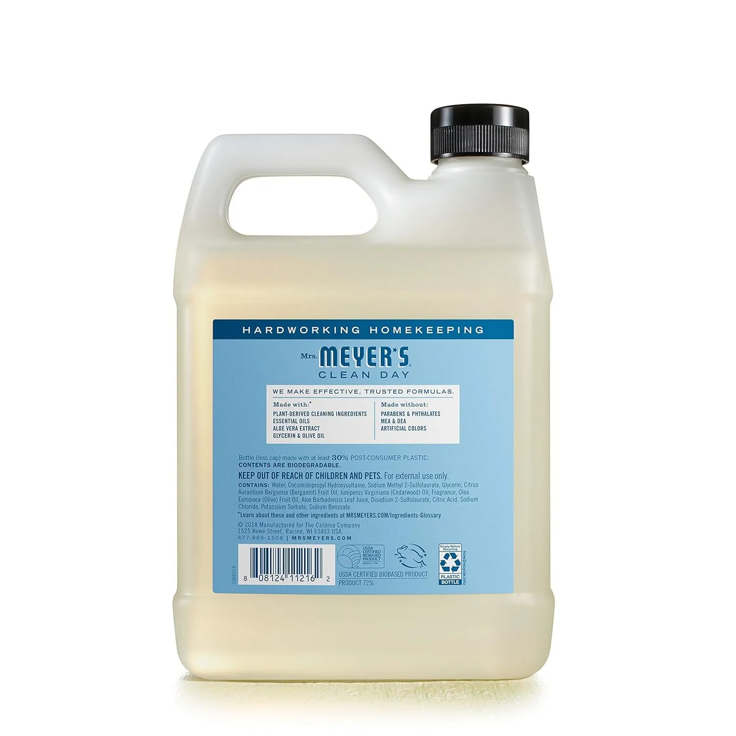 Liquid Hand Soap Refill, Rainwater, 33 OZ