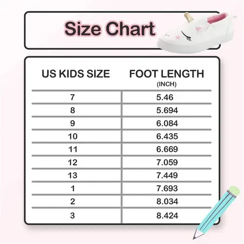 little girl unicorn shoes Casual Sneakers 3D - KKOMFORME