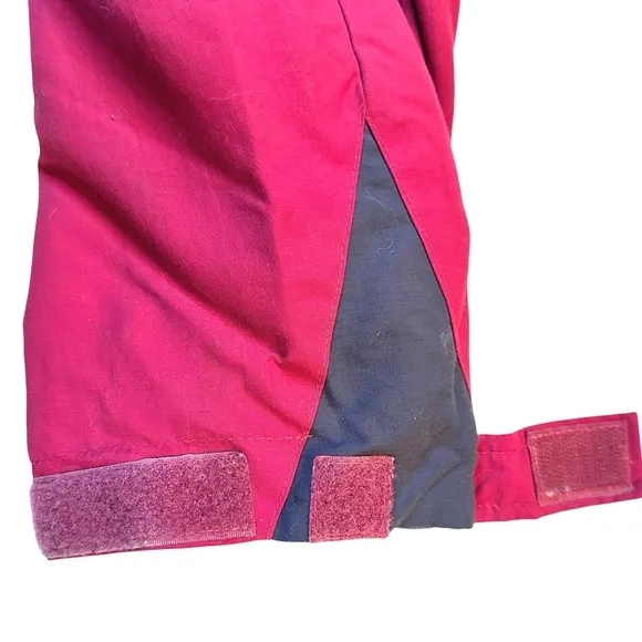 LL Bean Women’s L Ski Jacket Hooded Thinsulate Pink Lined Insulated ORF98 VTG