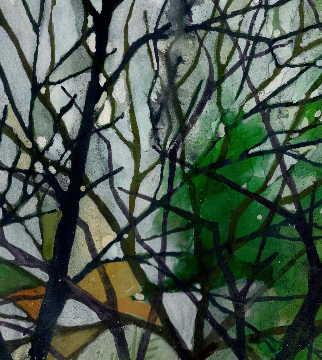 Luncheon on the Grass/Original    Original Artwork by Nancy Tobin - Cut Paper Collage