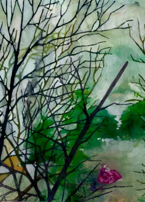 Luncheon on the Grass/Original    Original Artwork by Nancy Tobin - Cut Paper Collage