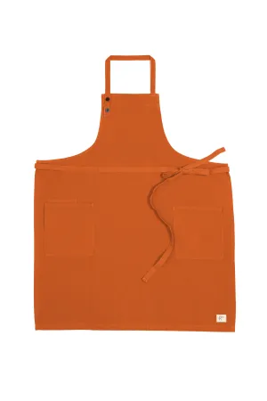Lyon Bib Apron ⏤ Russet Orange