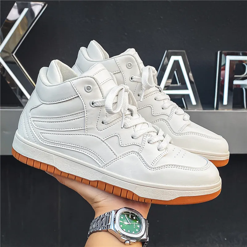 Men's Shoes High Top Board Shoes Hundred Casual