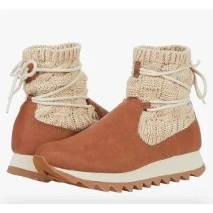 Merrell Women's Alpine Pull on Knit Snow Boot, Women’s 9.5 CozyCore CabinCore