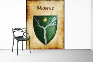 Monne Heraldry of Greyhawk Anna Meyer Cartography Canvas Art Print