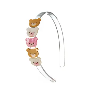 Multi Bears Pearlized Headband -VAL24