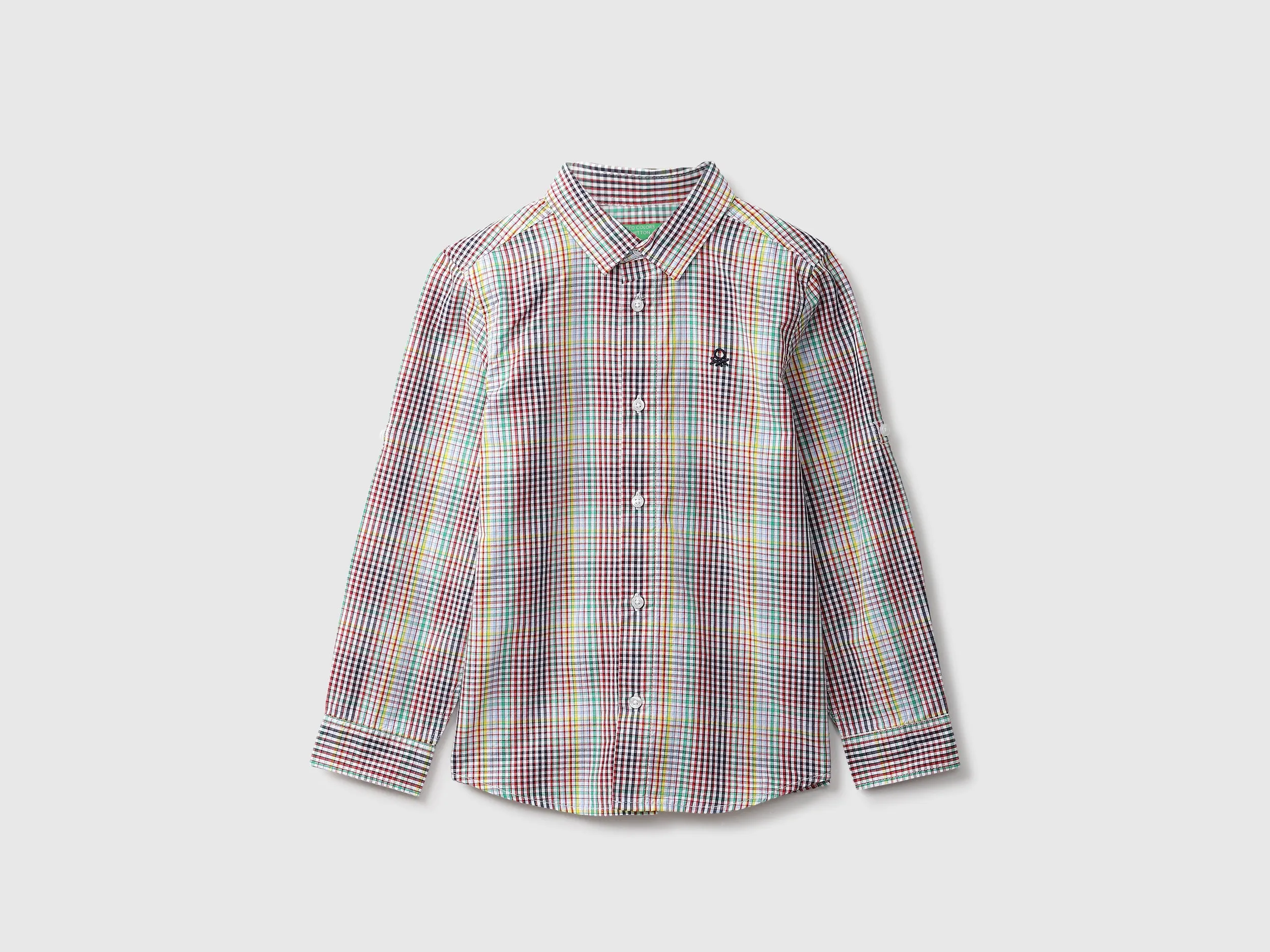 Multi-Colored Checked Shirt