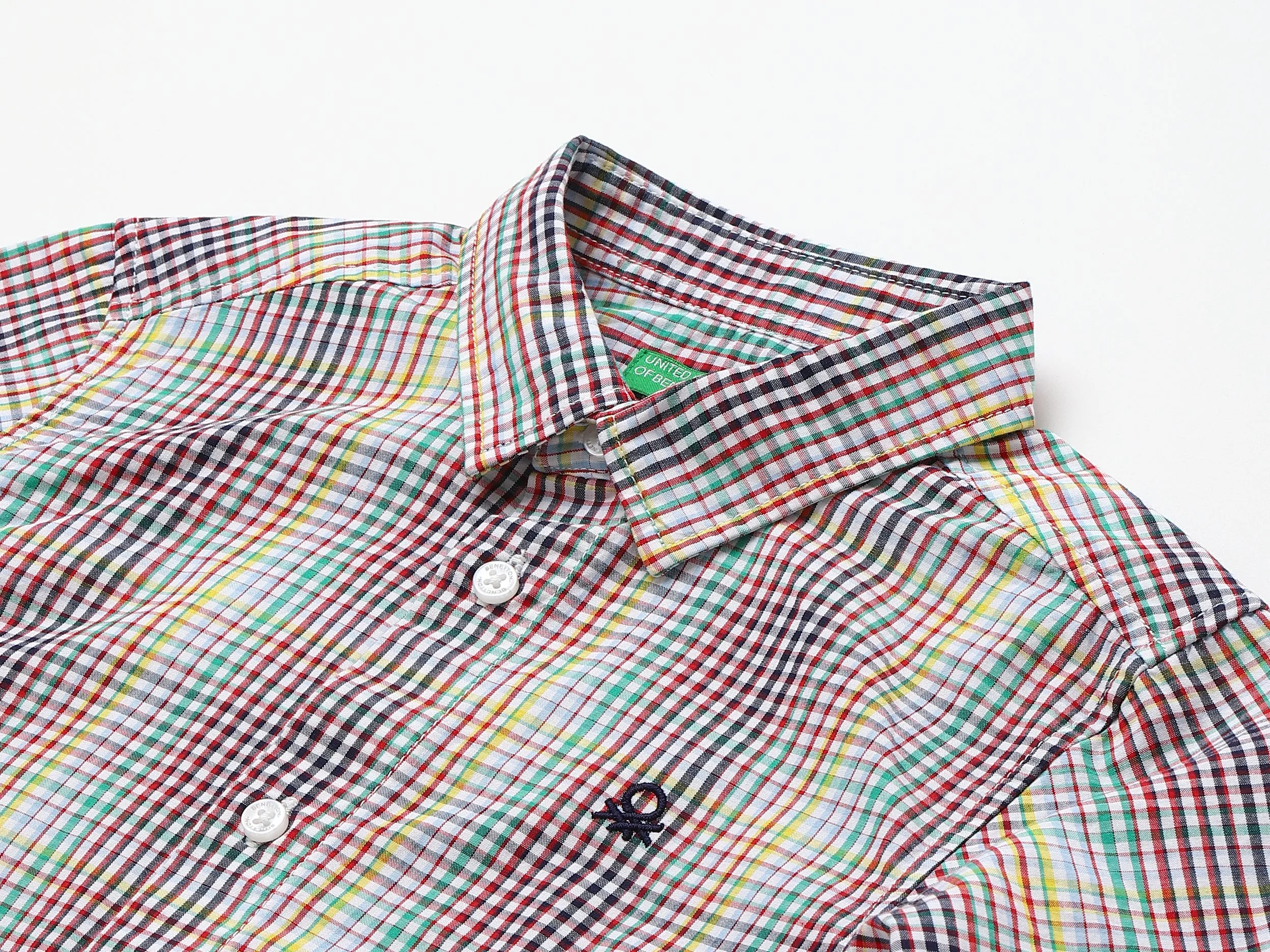 Multi-Colored Checked Shirt