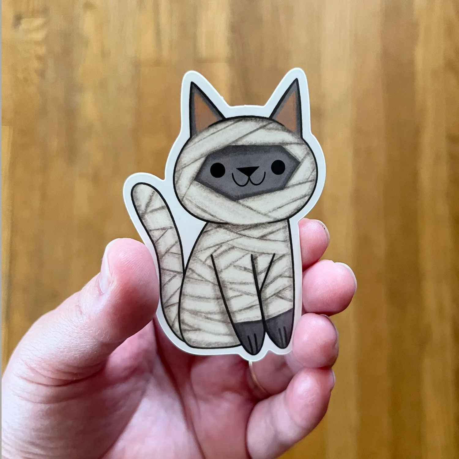 Mummy Cat Sticker