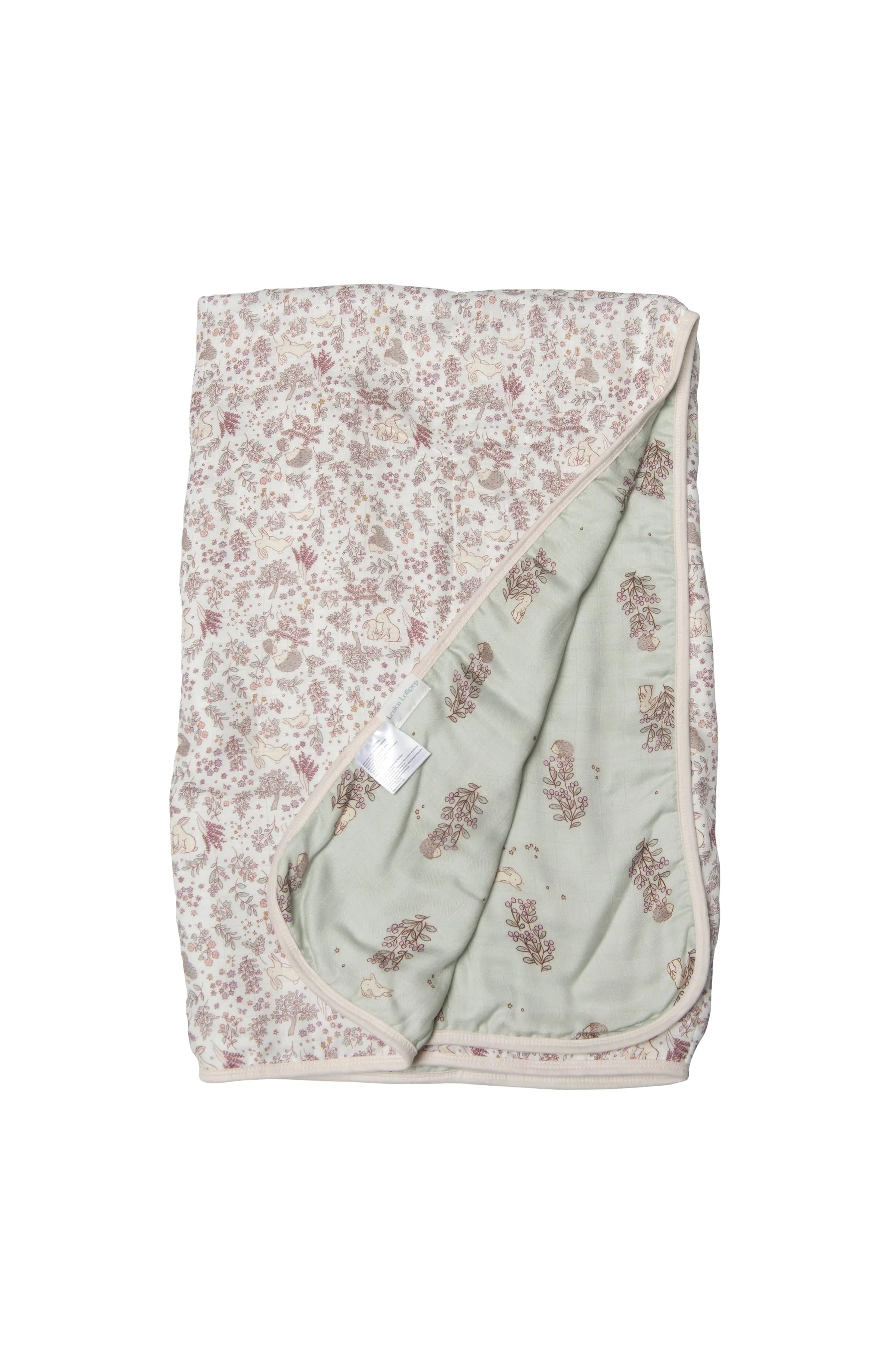 Muslin Quilt - Hedgehog Forest