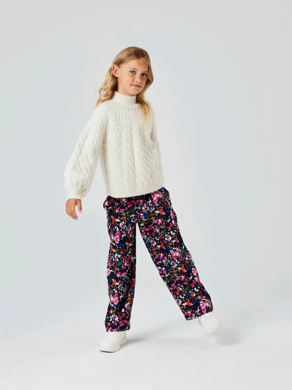NAME IT | Kid Girl Cable Knit Jumper