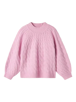 NAME IT | Kid Girl Cable Knit Jumper