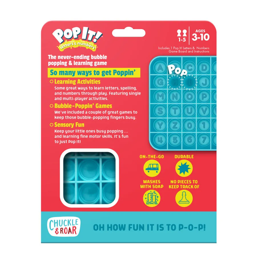 NEW Pop It! Letters & Numbers
