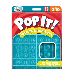 NEW Pop It! Letters & Numbers