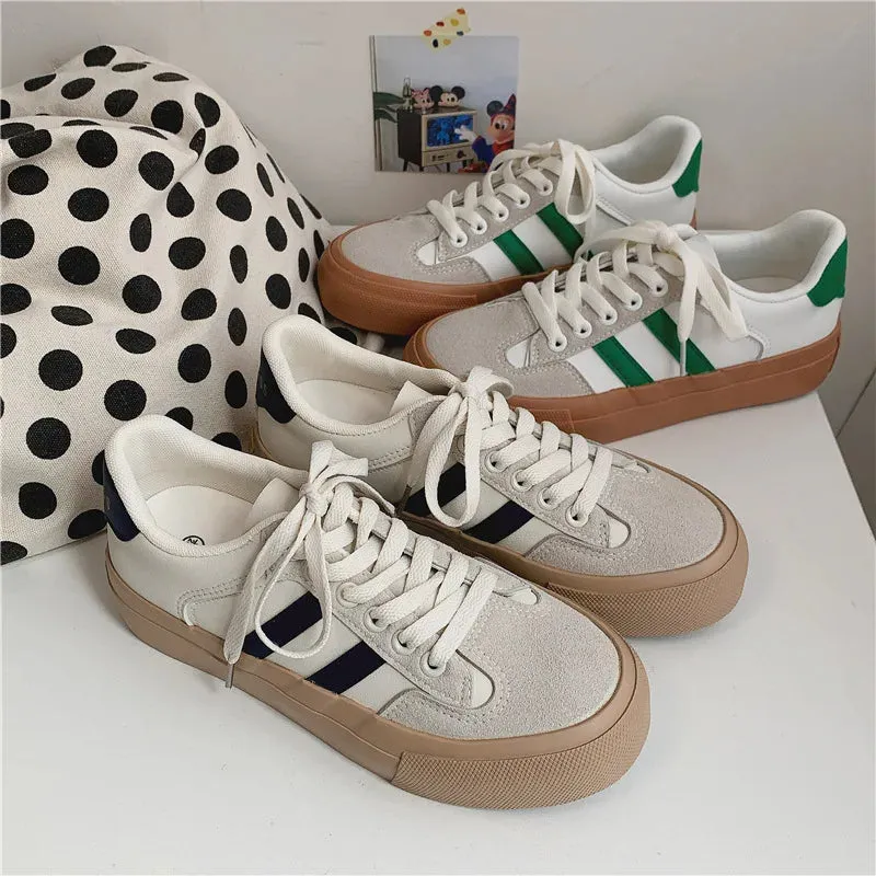 New Women Fashion Casual Shoes 2024 Trend Women's Vulcanize Shoes Luxury Shoes for Woman Low Cut Lace -up Women Casual Sneakers