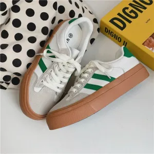 New Women Fashion Casual Shoes 2024 Trend Women's Vulcanize Shoes Luxury Shoes for Woman Low Cut Lace -up Women Casual Sneakers