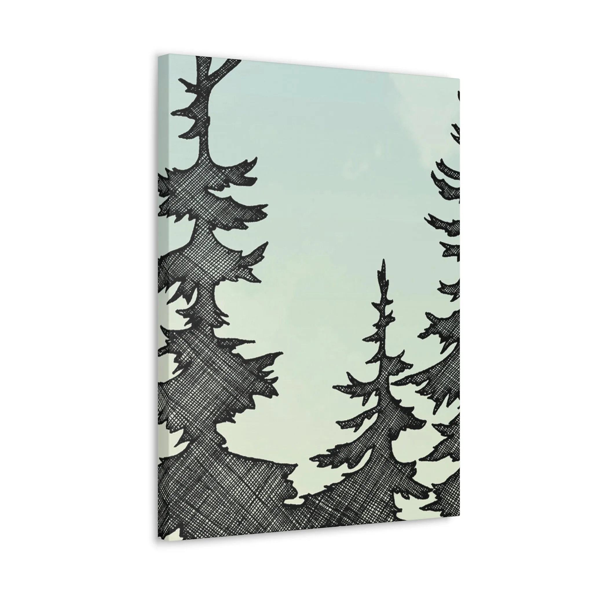 NW Trees Canvas Print