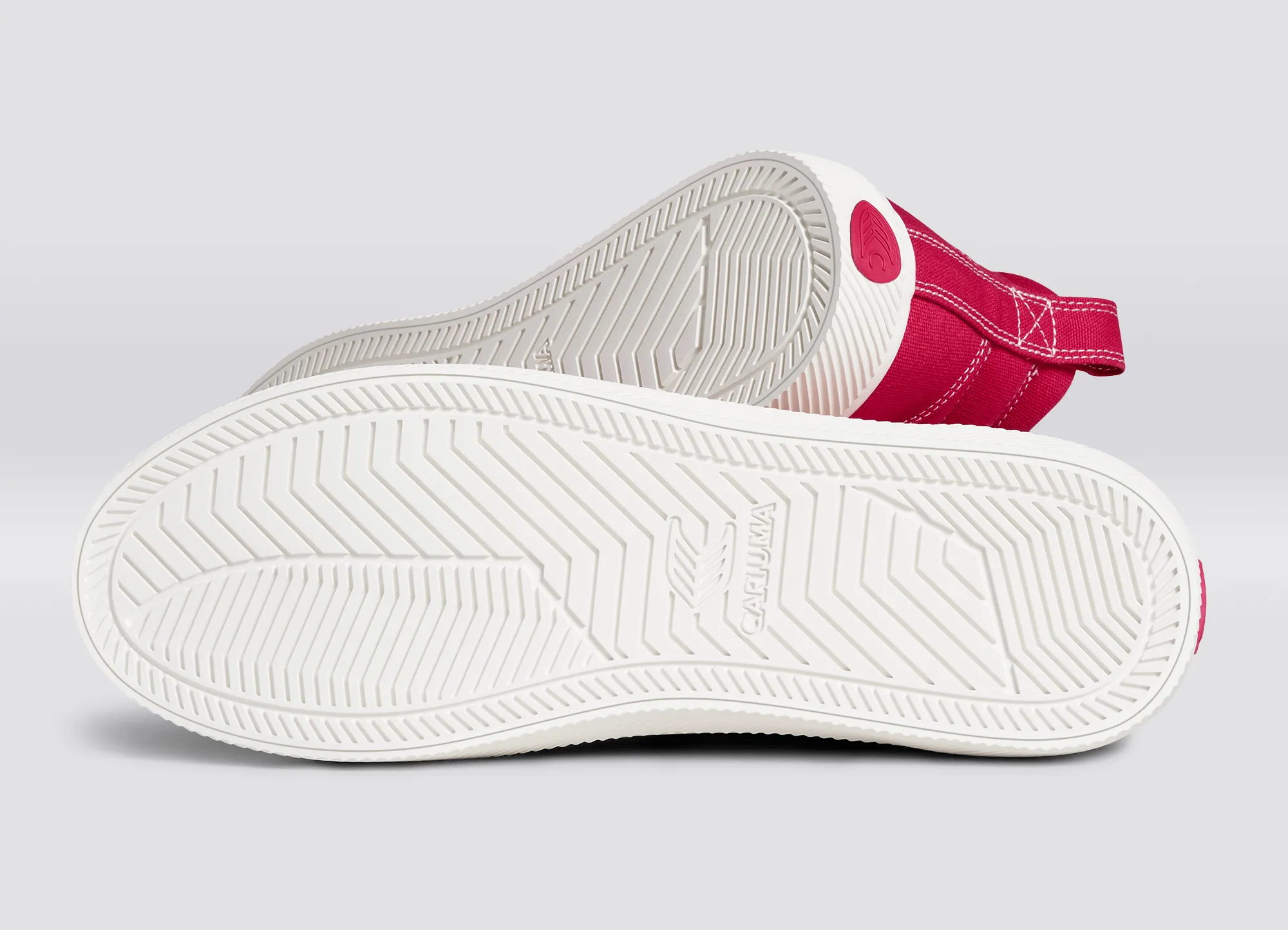 OCA High Pantone Viva Magenta Canvas Contrast Thread Sneaker Women