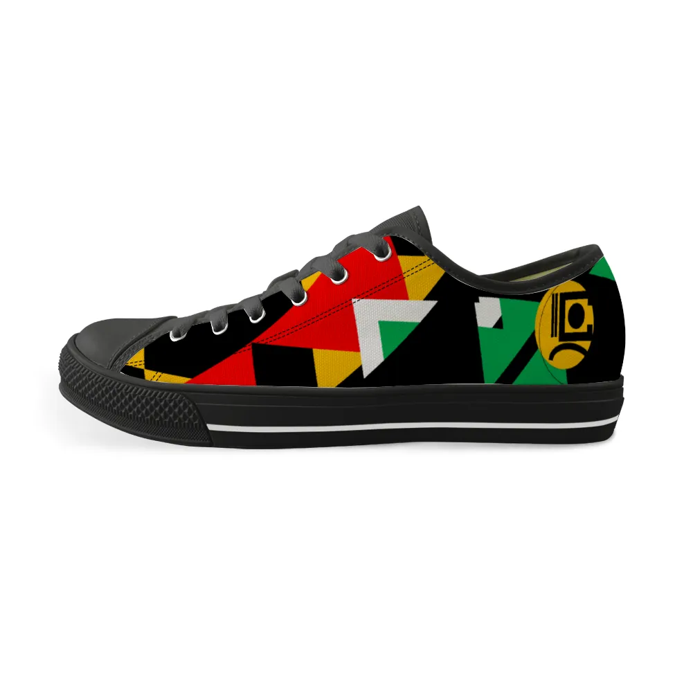 Origen Destination Signature Unisex Black Low Top Canvas Shoes