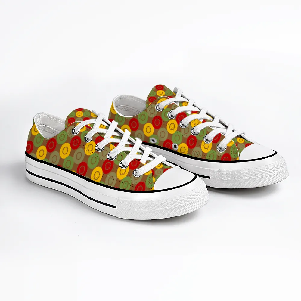 Origen Destination Unisex Low Top Canvas Shoes