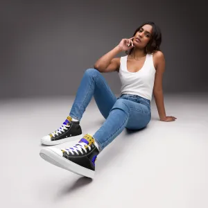 Origen Destination Women’s Signature Blk high top canvas shoes
