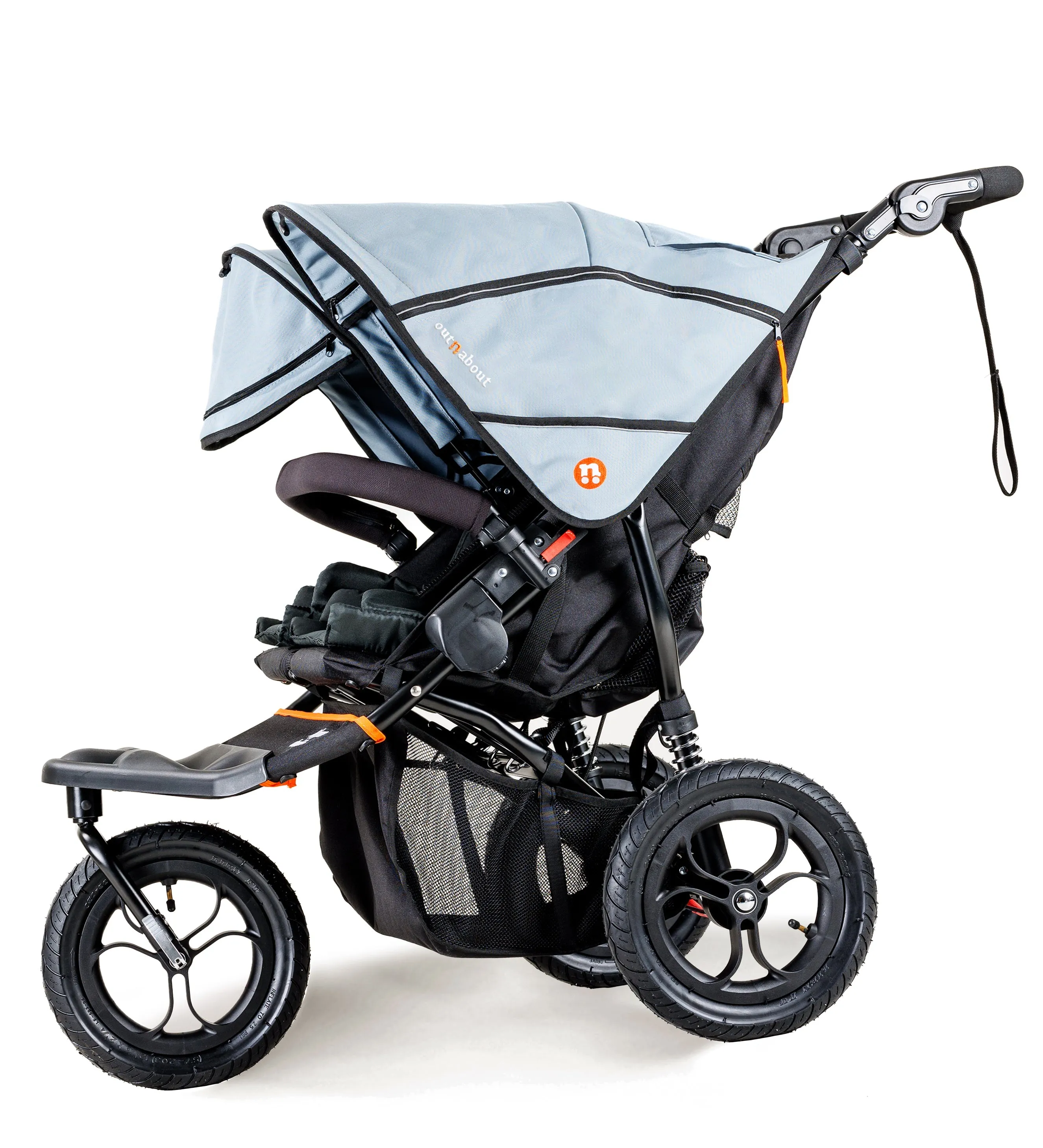 Out n About Double Nipper V5 Twin Starter Bundle - Rocksalt Grey - Delivery Late March