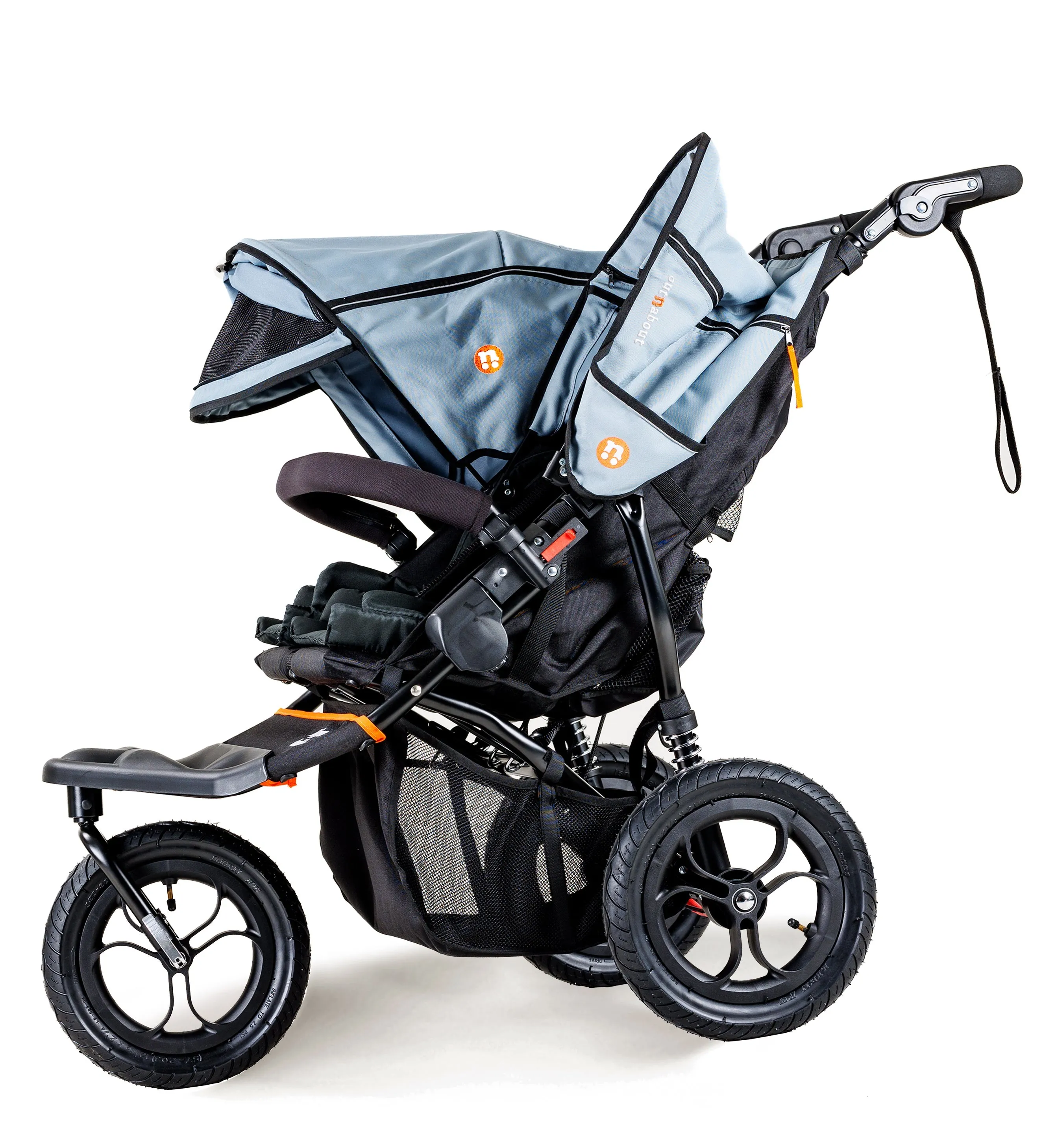 Out n About Double Nipper V5 Twin Starter Bundle - Rocksalt Grey - Delivery Late March