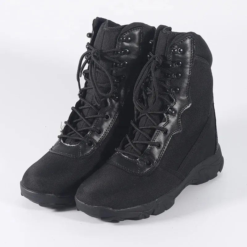Outdoor Training Men Military Tactical Boots High-Top Desert Army Shoes Camouflage Combat Hunting Climbing Botas Hiking Shoes