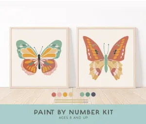 Paint by Numbers Kit with Butterflies
