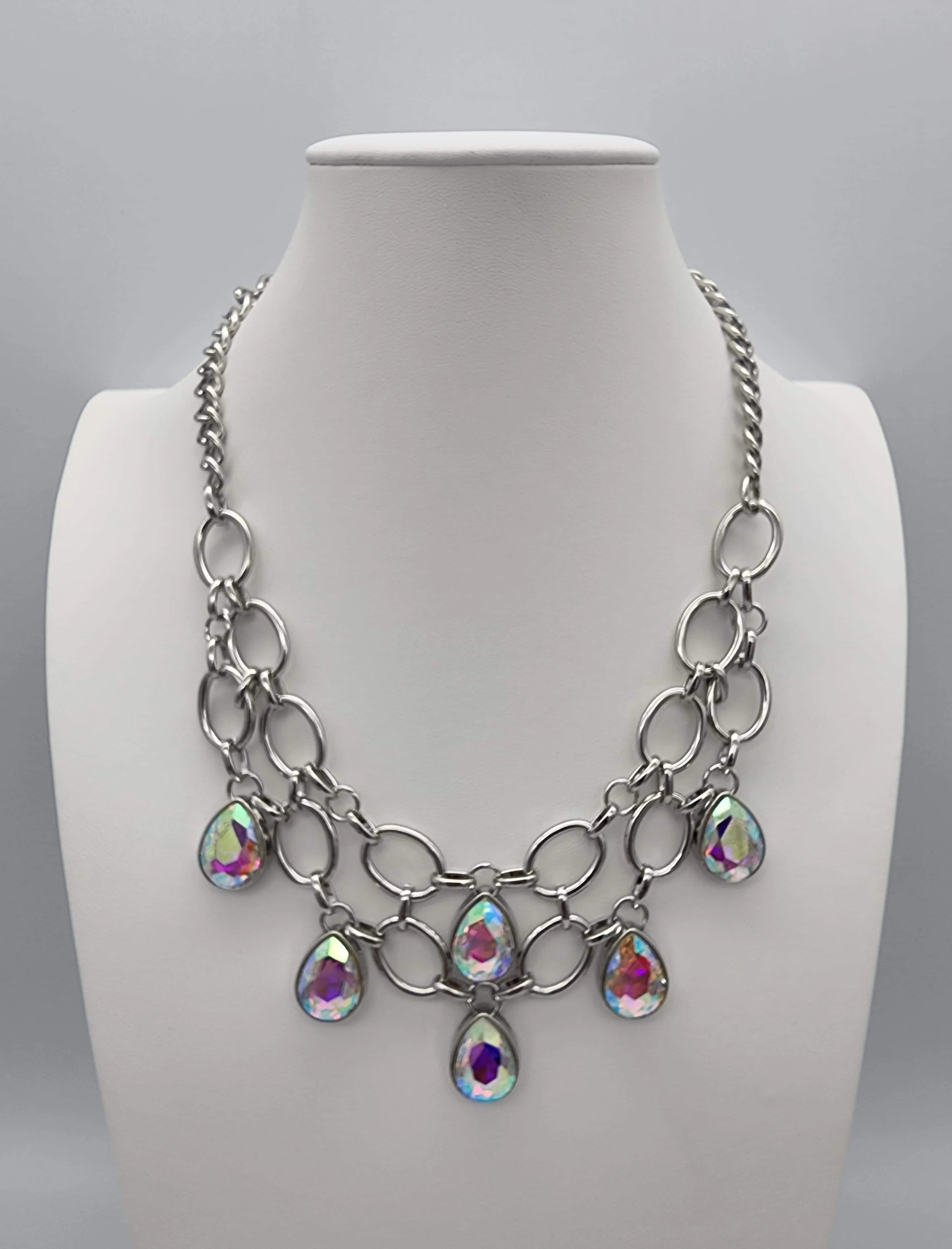 Paparazzi Show-Stopping Shimmer - Multi Necklace - Life of the Party Pink Diamond Exclusive