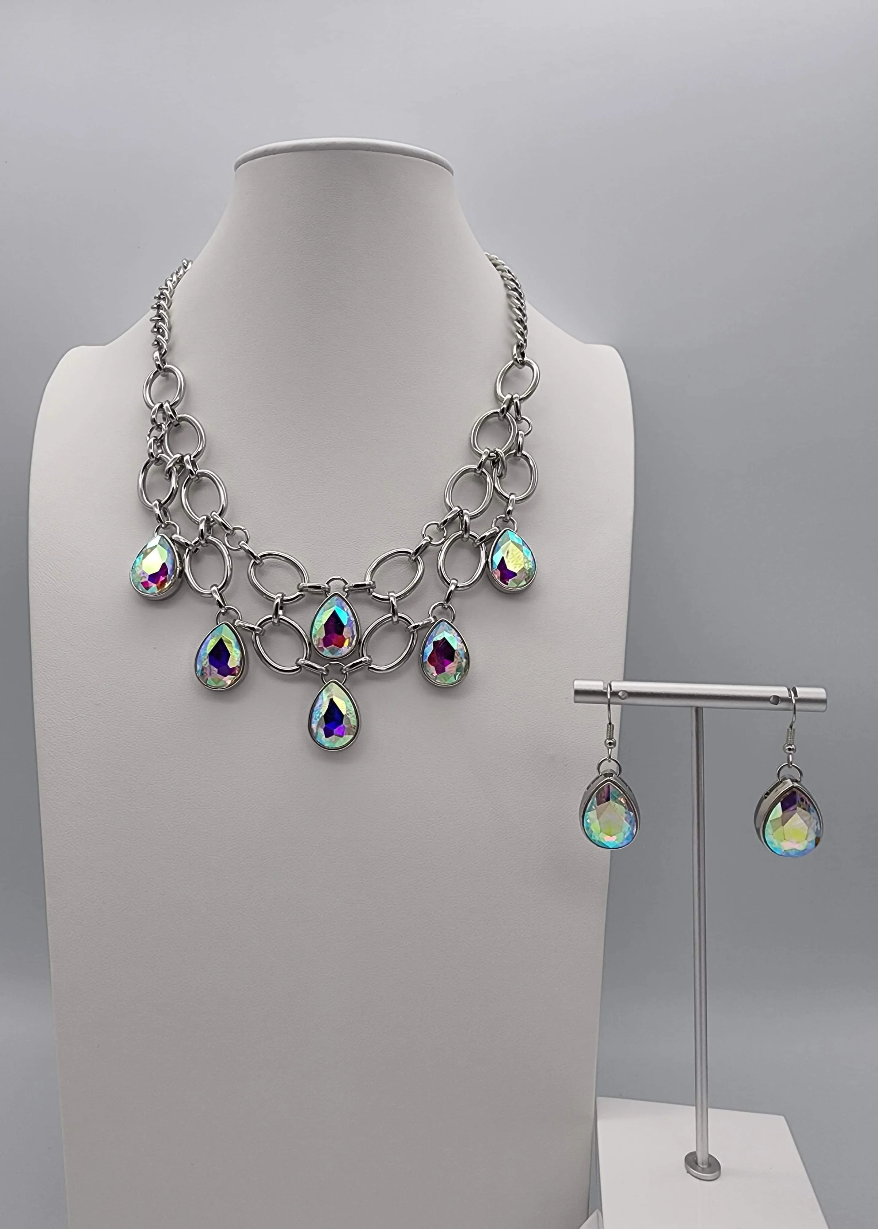 Paparazzi Show-Stopping Shimmer - Multi Necklace - Life of the Party Pink Diamond Exclusive