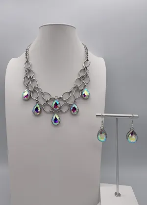 Paparazzi Show-Stopping Shimmer - Multi Necklace - Life of the Party Pink Diamond Exclusive