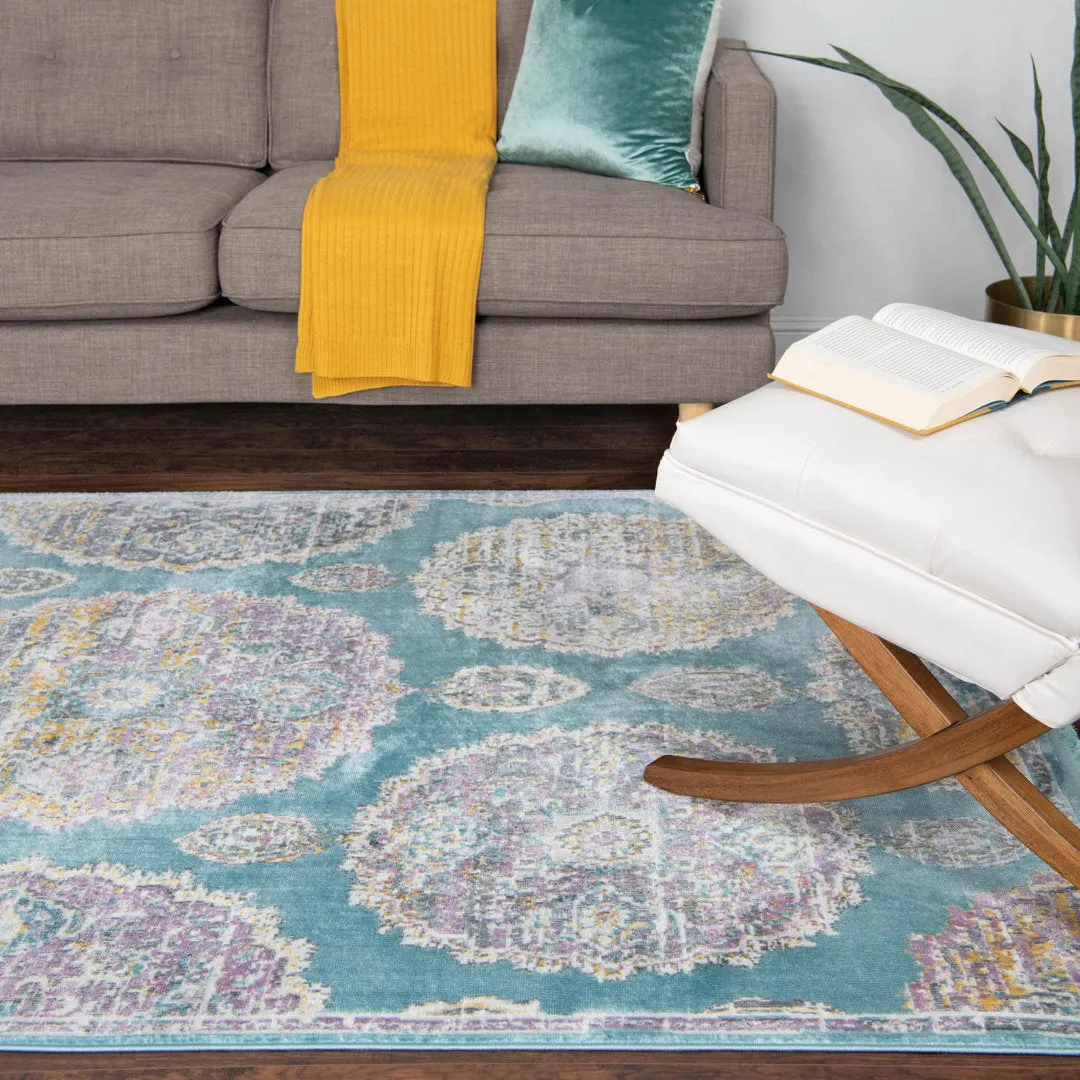 Paragon Rug_Blue Rugs.com Rug Size: Rectangle 8'2" x 10'