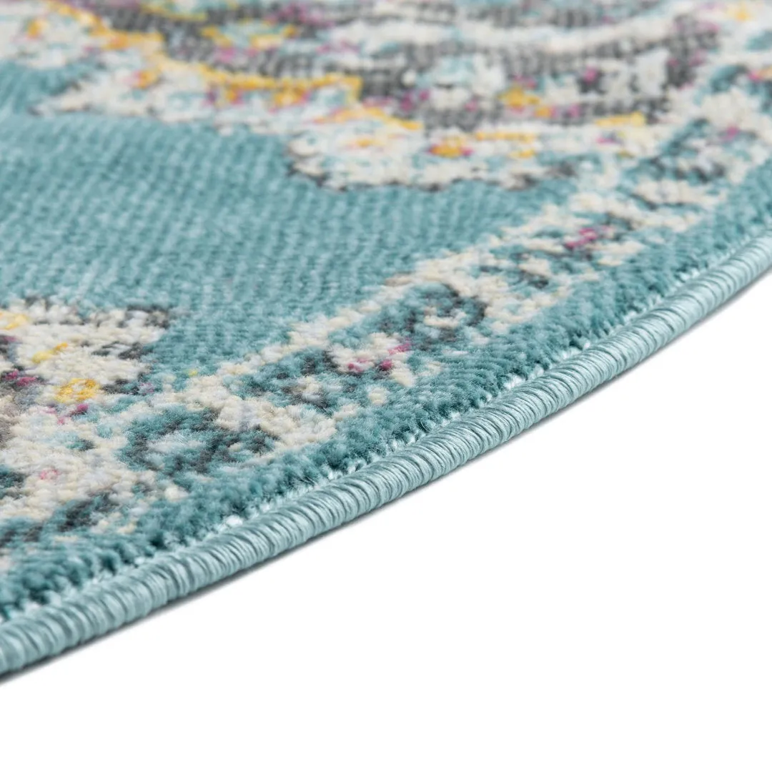 Paragon Rug_Blue Rugs.com Rug Size: Round 5'5"