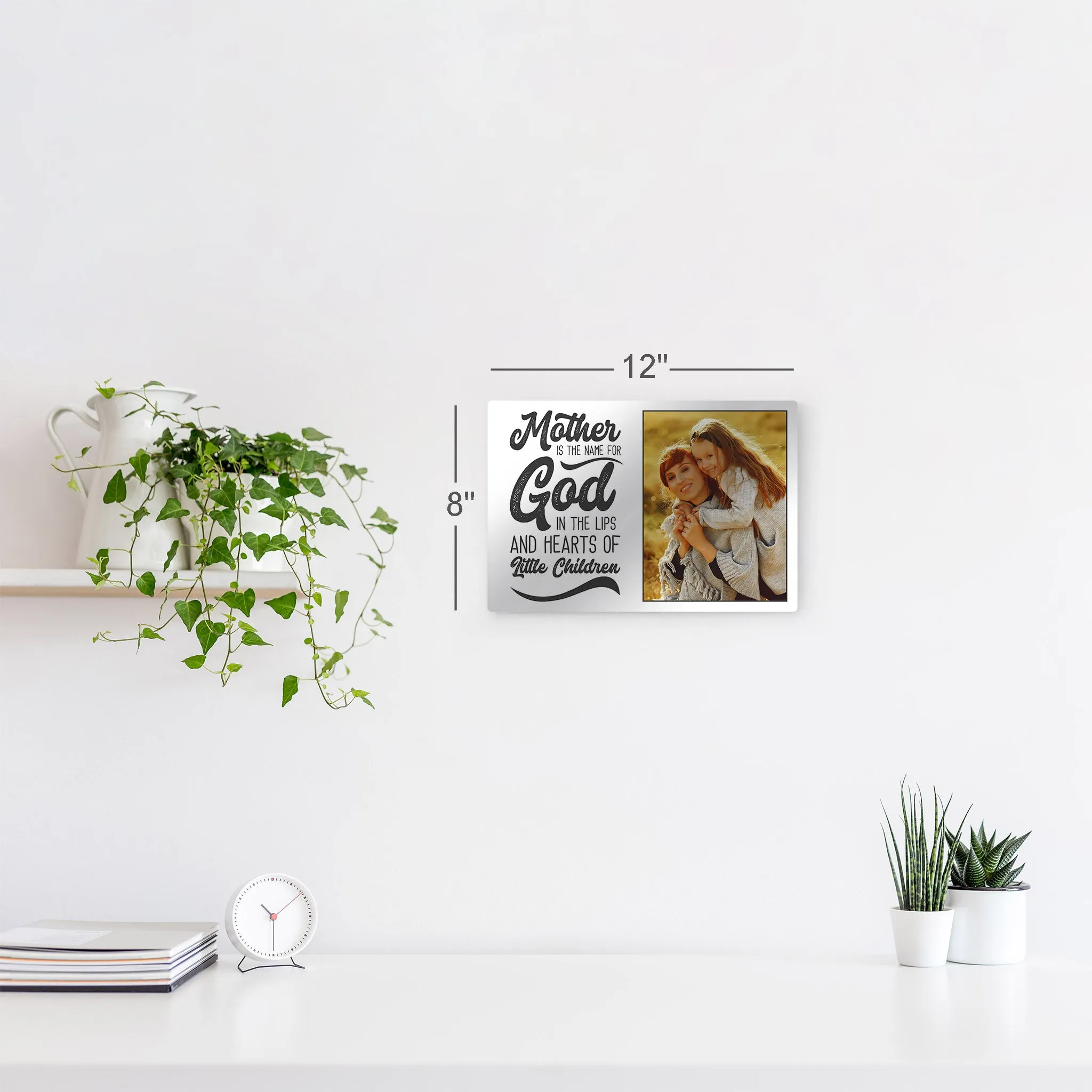 Personalized Gift Custom Photo Mother is the Name for God in the Lips and Hearts of Little Children