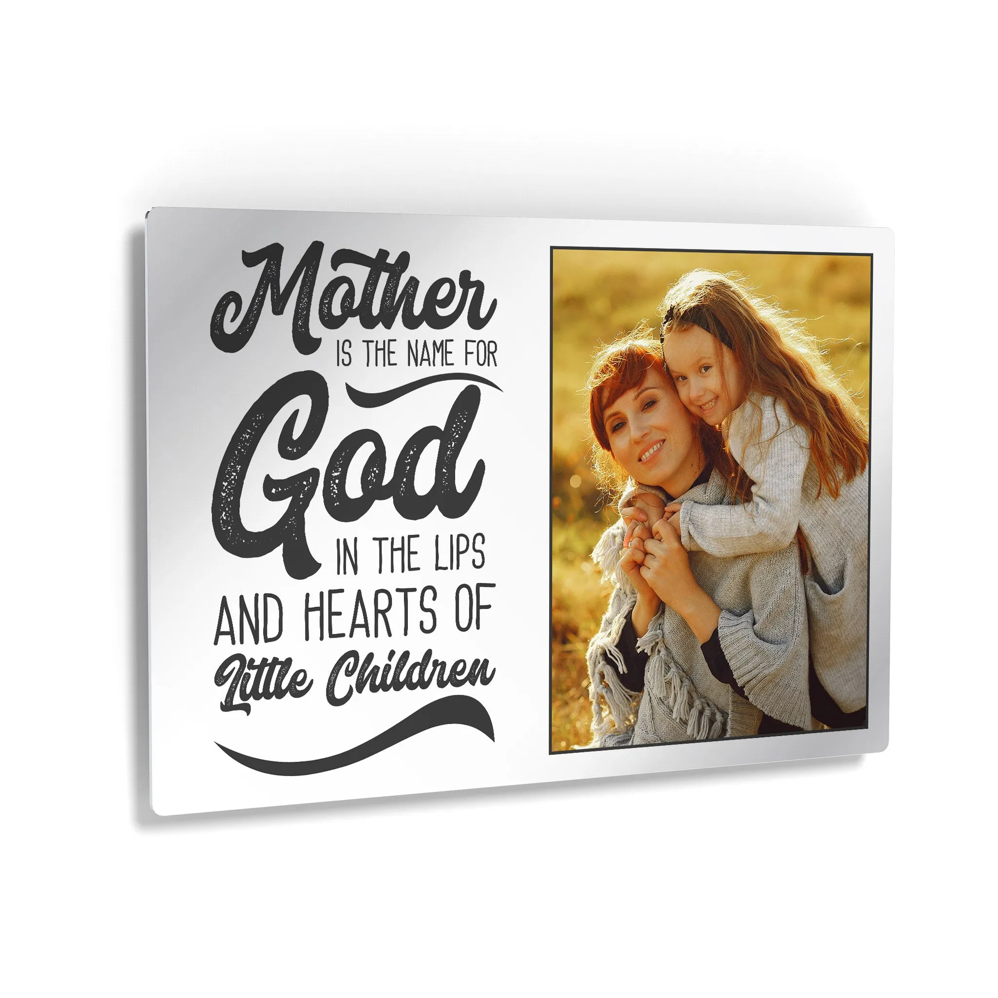 Personalized Gift Custom Photo Mother is the Name for God in the Lips and Hearts of Little Children