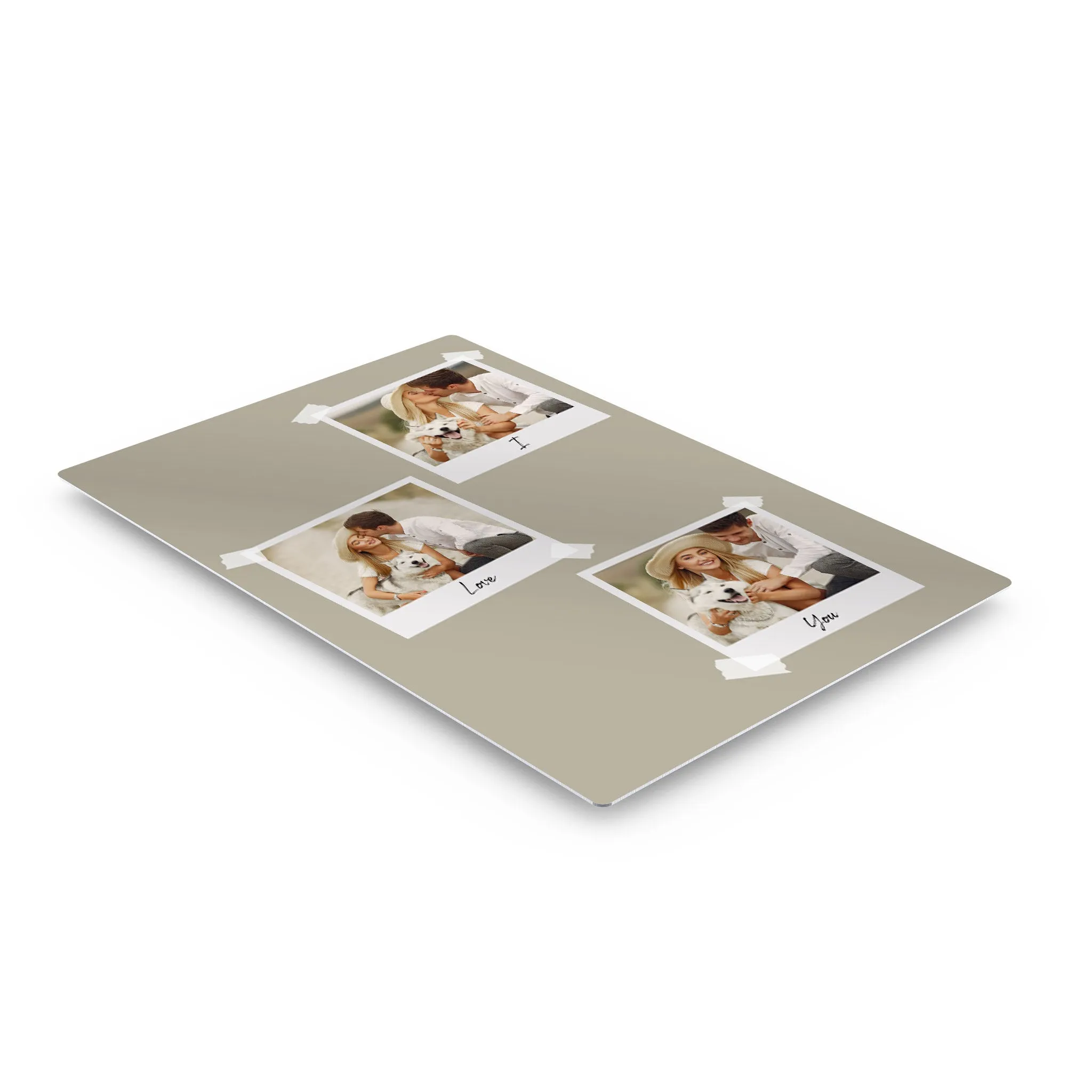 Personalized Gift Wall Art Custom Photo Collage with Polaroid Frames and Customized Text