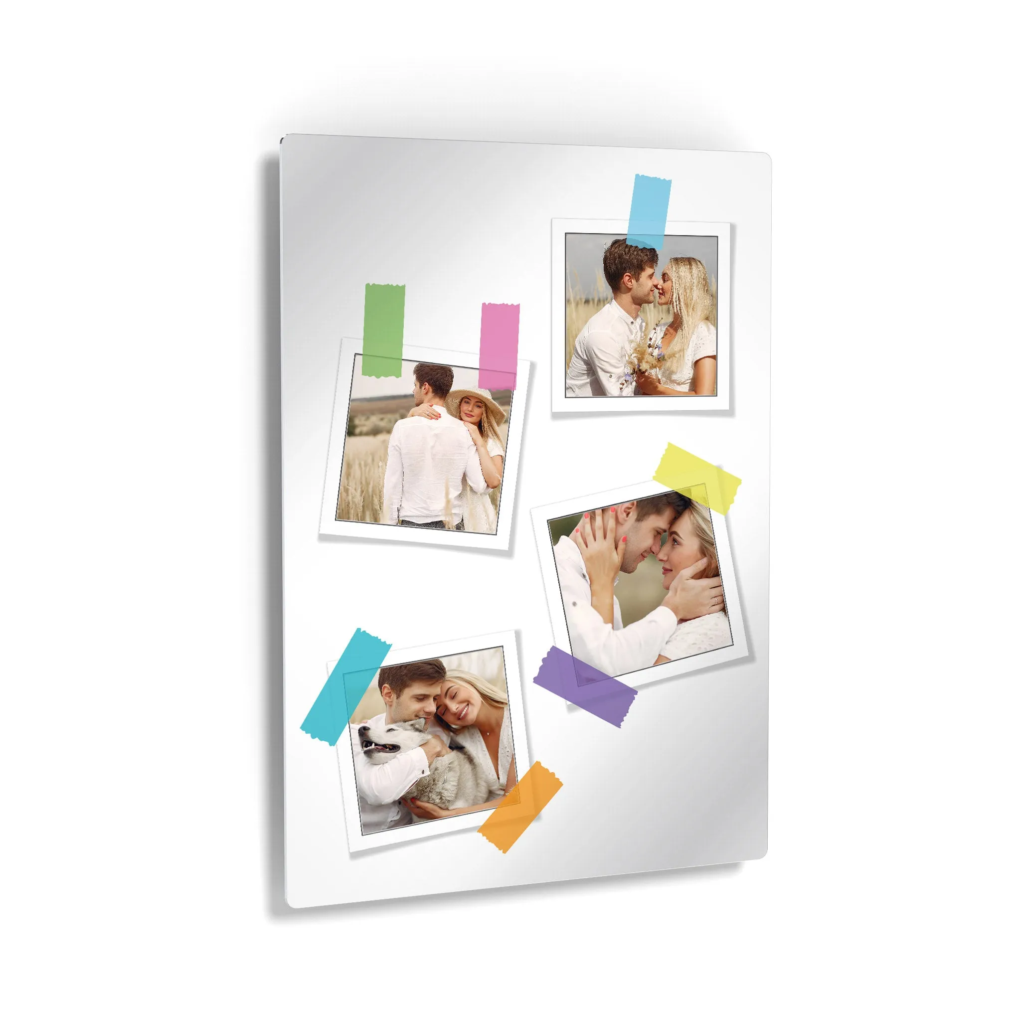 Personalized Gift Wall Art Custom Photo Collage with Polaroid Frames