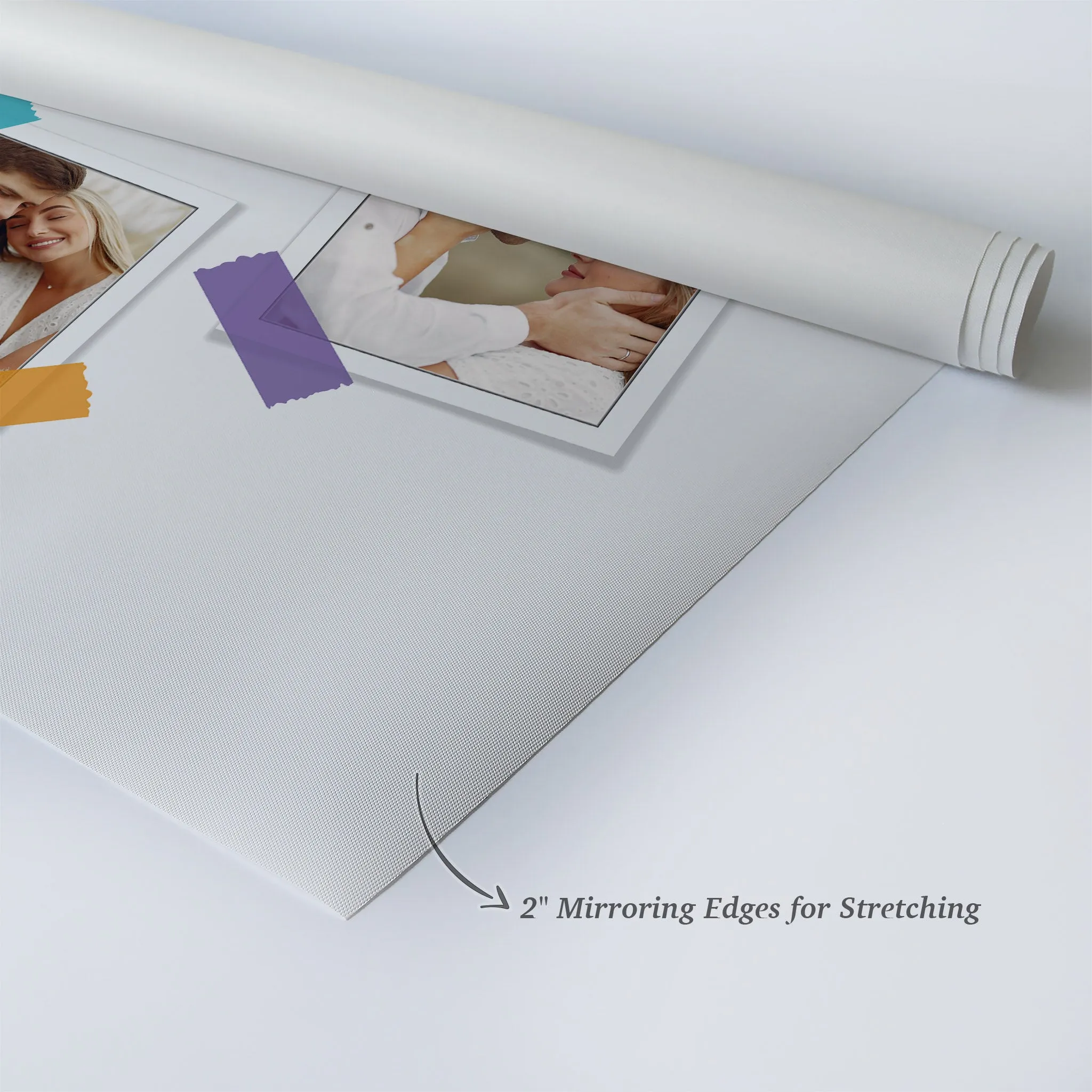Personalized Gift Wall Art Custom Photo Collage with Polaroid Frames