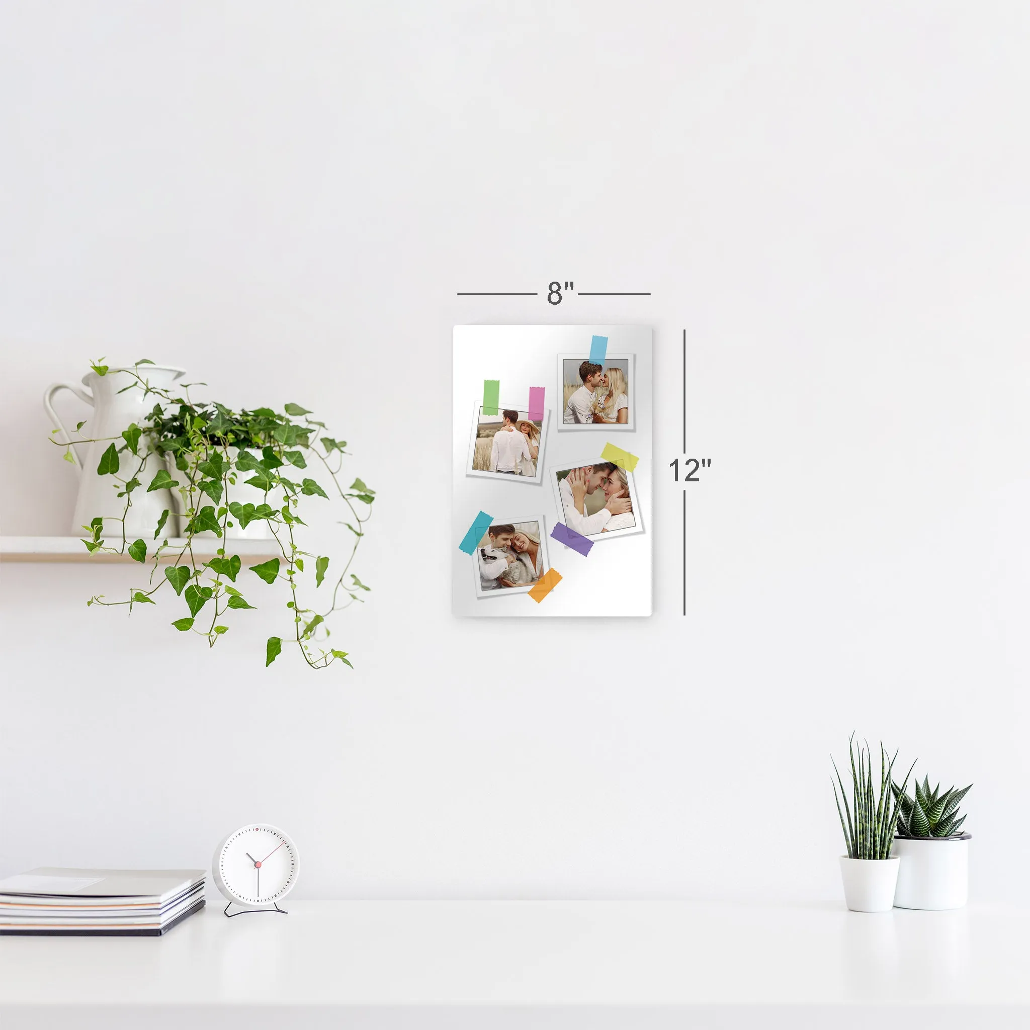 Personalized Gift Wall Art Custom Photo Collage with Polaroid Frames