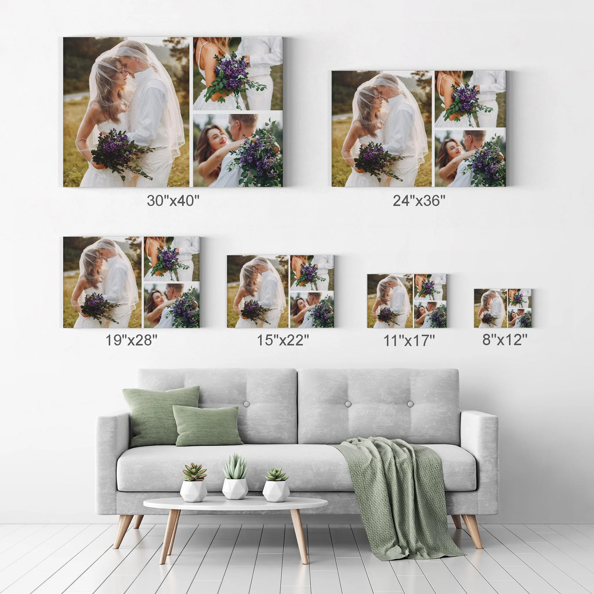 Personalized Gift Wall Art Custom Photo Collage
