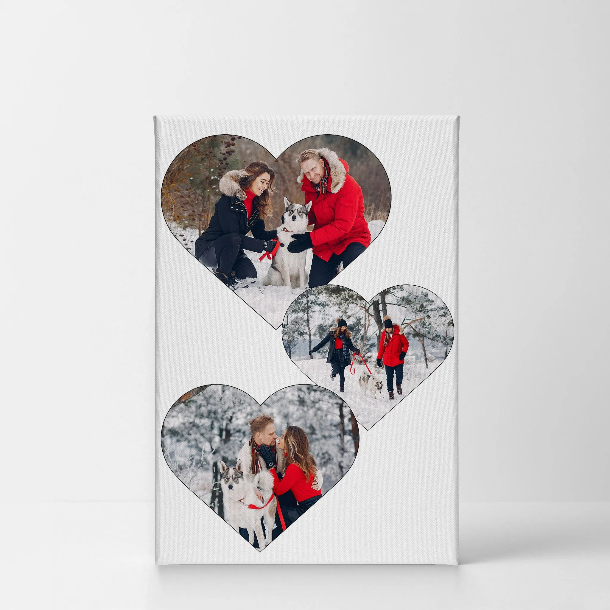 Personalized Gift Wall Art Heart Custom Photo Collage