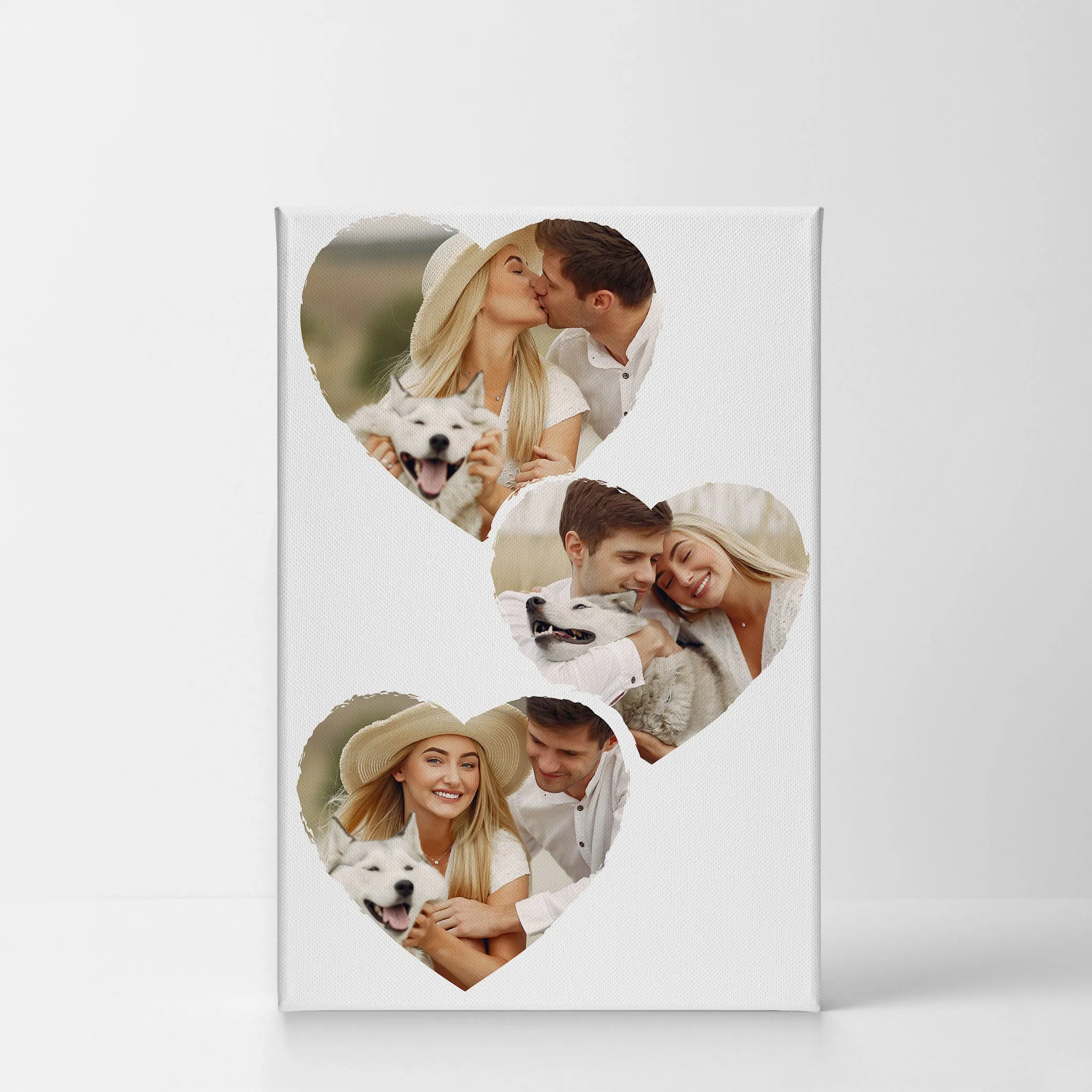 Personalized Gift Wall Art Heart Custom Photo Collage