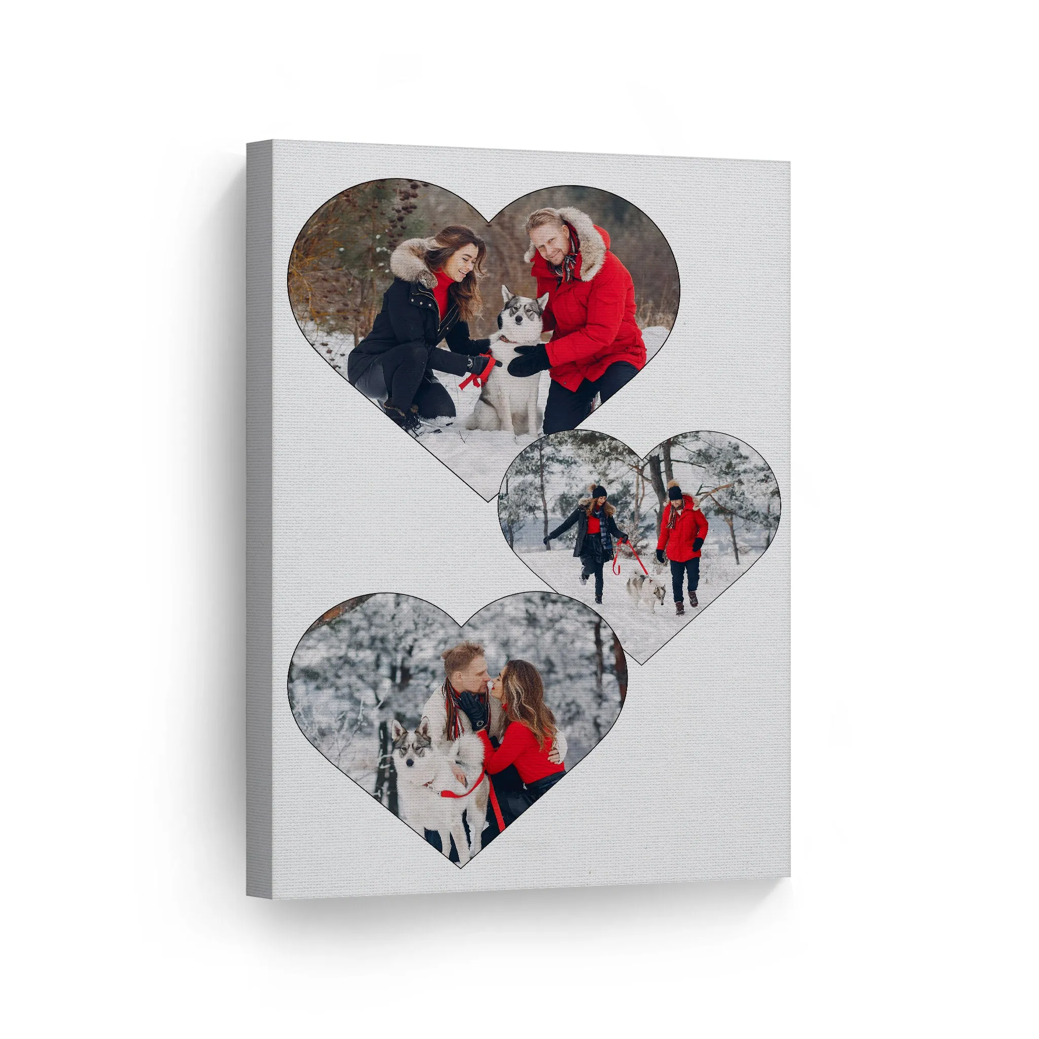 Personalized Gift Wall Art Heart Custom Photo Collage