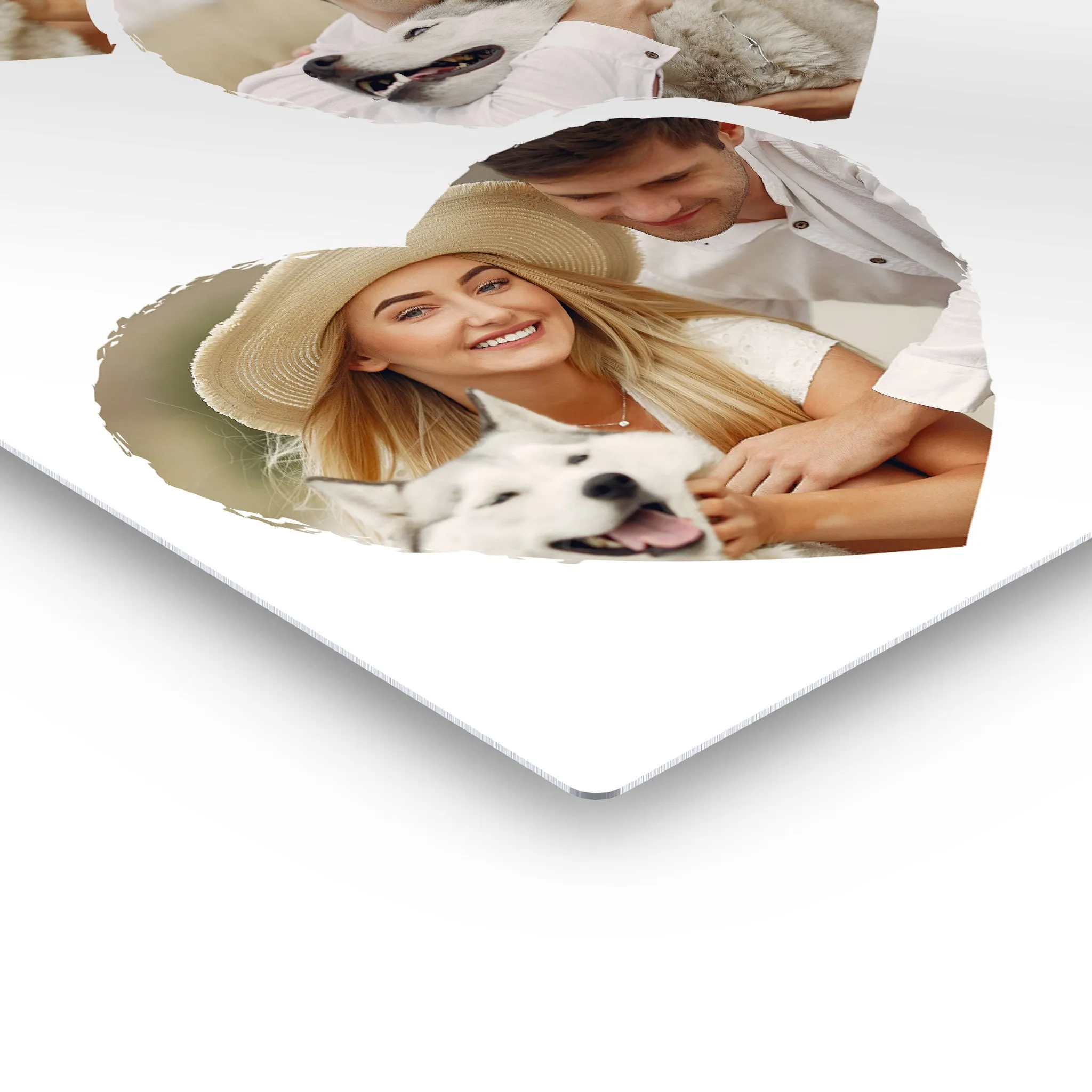 Personalized Gift Wall Art Heart Custom Photo Collage