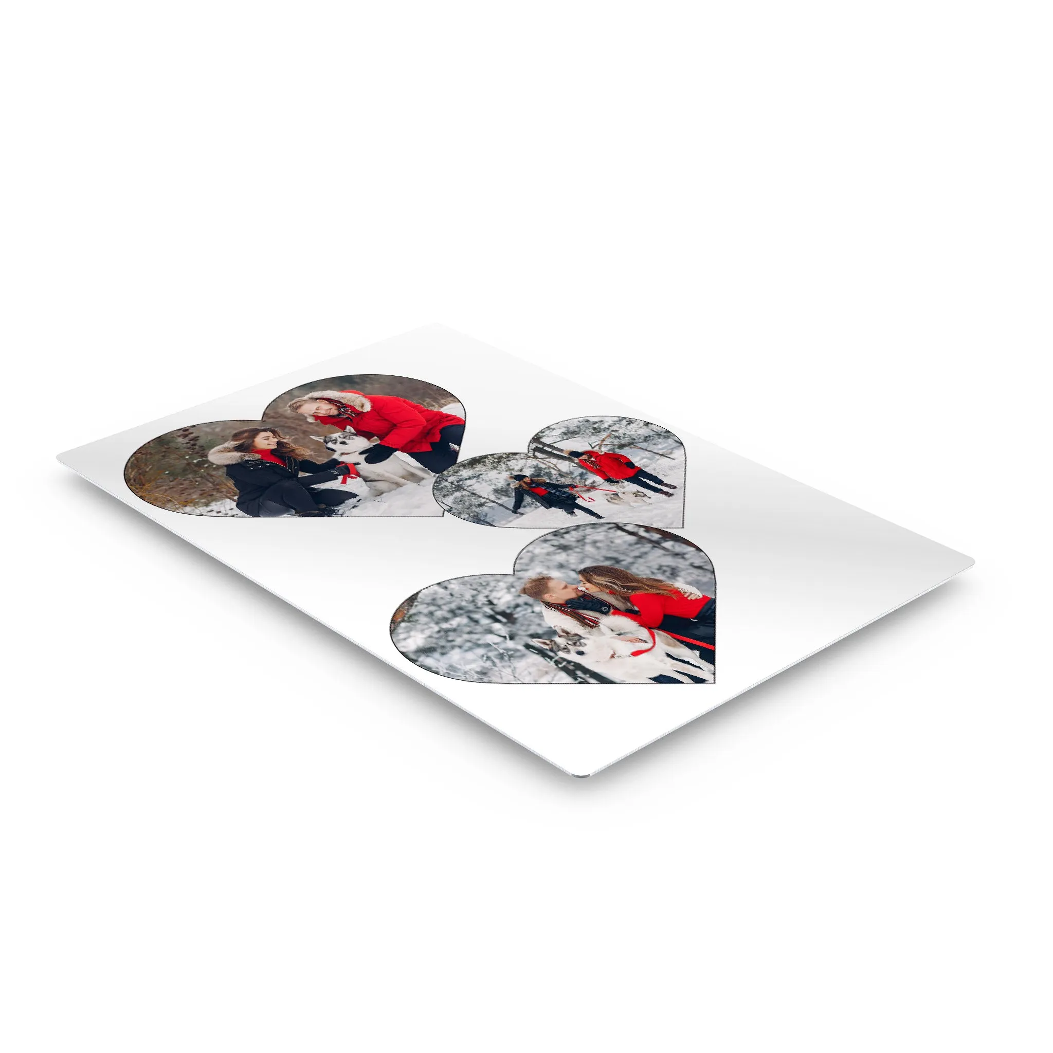 Personalized Gift Wall Art Heart Custom Photo Collage