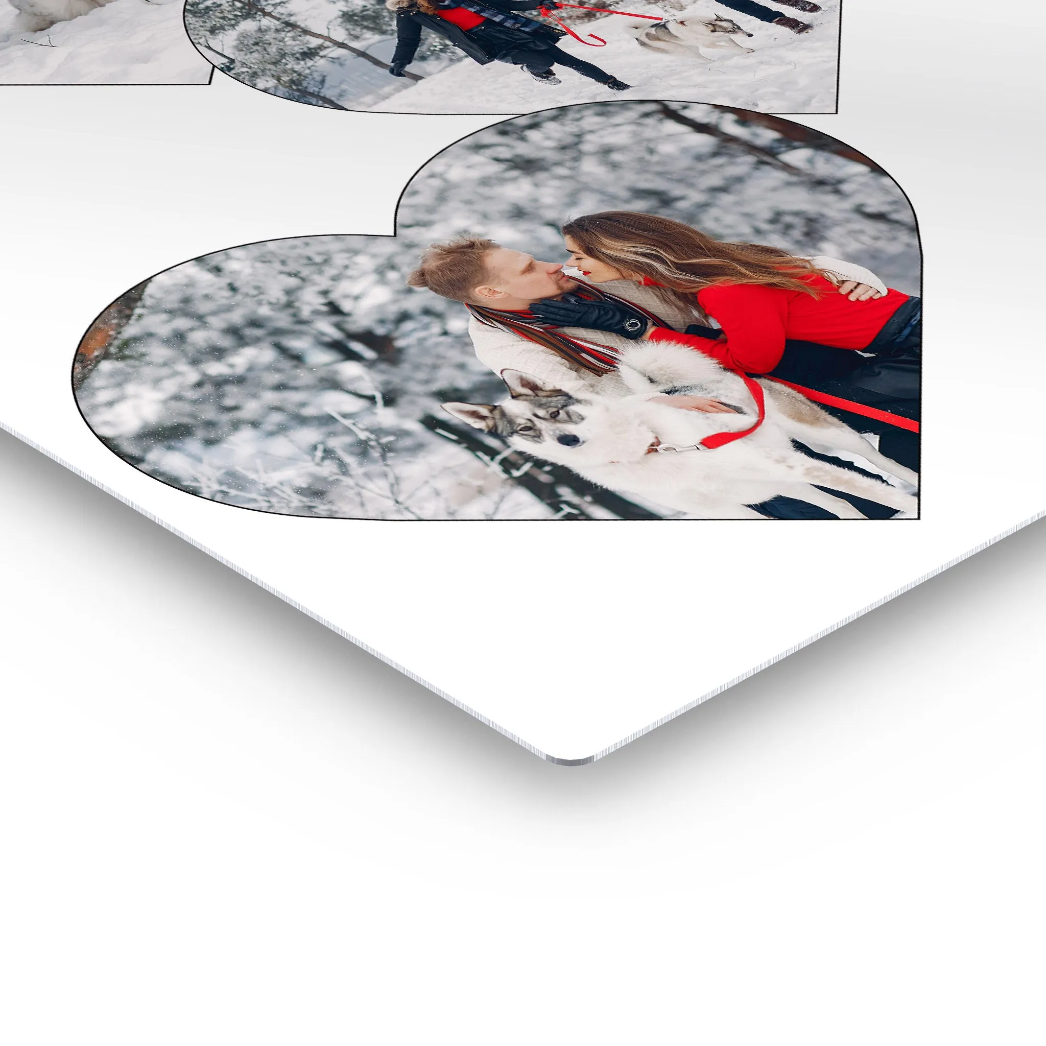 Personalized Gift Wall Art Heart Custom Photo Collage